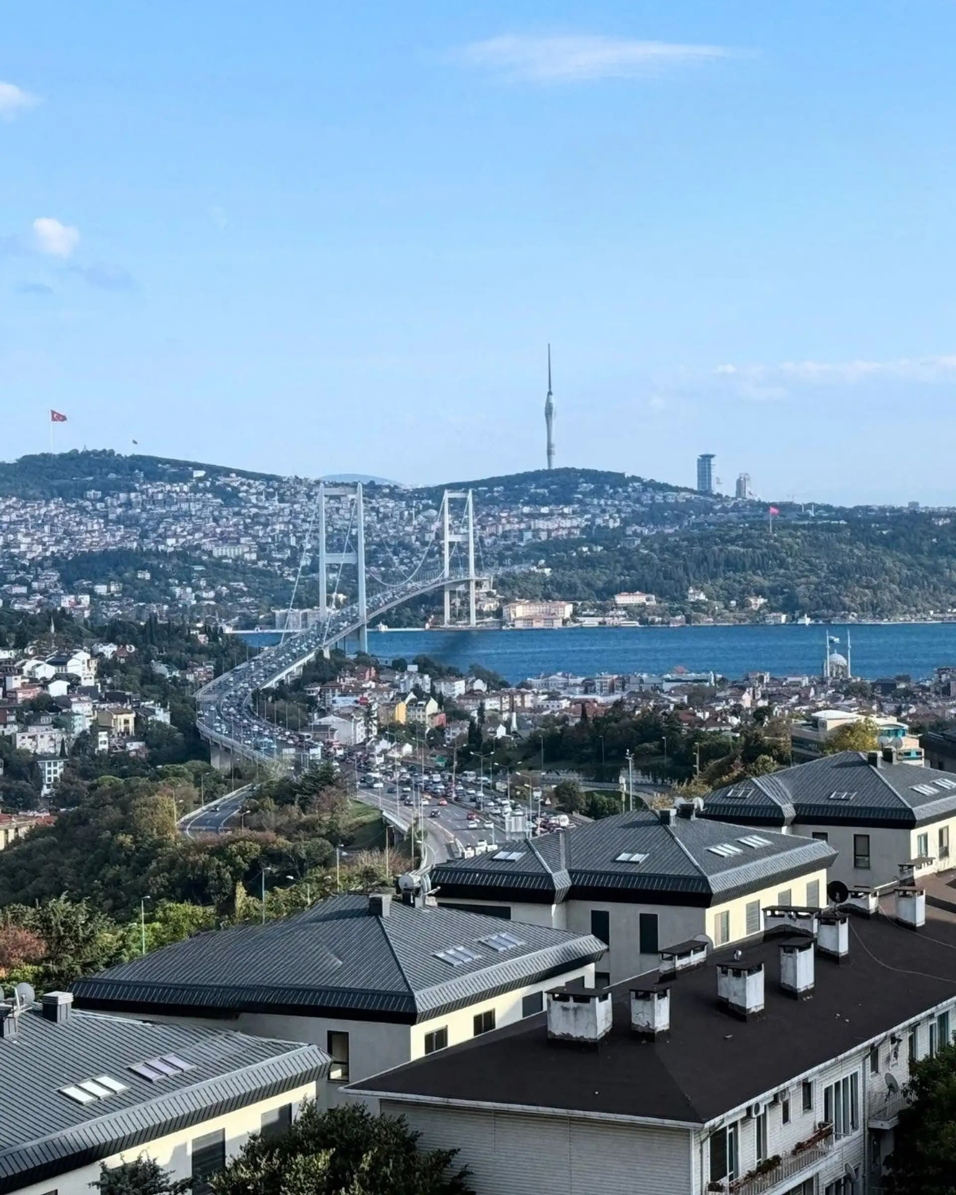 Balmumcu'da Kesintisiz Boğaz Manzaralı Satılık 3+1 Daire 