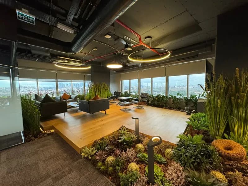 Maslak Park Plazada 1140m2 Özel Dekore Kiralık Ofis  - İstanbul, Sarıyer, Maslak Mah